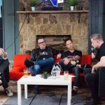 The 101X Day Party during SXSW-Day 1: From left to right: Toby Ryan, Tim Palmer, Matt Noveskey, and Dwight Baker