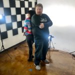 Jason And Deb Photo Shoot Behind The Scenes : Jason, Deb, Nick and Imari getting pictures taken at Emmis Austin Radio. 