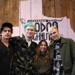 101X-Session with Dreamers: Dreamers posing with a fan at our X-Session