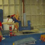 #TBT Jason And Deb’s Morning Olympics: Deb on a balance beam at the Jason And Deb’s Modern Decathlon in 2008. 
