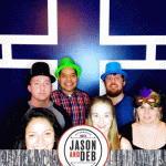 Jason & Deb's Don't Go Downtown NYE Party: group of people jumping up