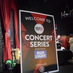 101X Concert Series Featuring YUNGBLUD: Foam Core reading 