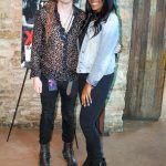 Barns Courtney at the 101X-Session: Barns Courtney and a fan at the 101X-Session