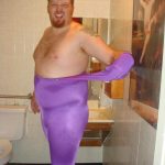 #TBT Jason And Deb’s Morning Olympics: Jason taking off his leotard at the Jason And Deb’s Modern Decathlon in 2008. 