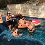 Jason Chilling In The New Totally Big Enough Pool