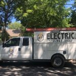 What's Going Down In Deb's Neighborhood?: A truck in front of Deb's house. 