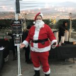 Meet Santa Dick : Jason dressed as Santa for the 101X Sleigh Bells Cinema. 