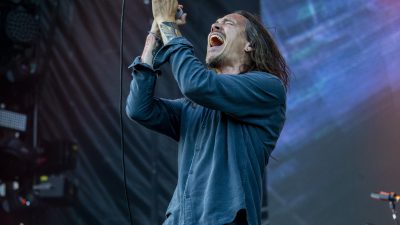 Brandon Boyd of Incubus performs during day 1 of Shaky Knees Music Festival at Atlanta Central Park on May 03, 2019 in Atlanta,