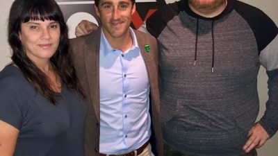 Jason, Deb and Austin FC Head Coach.