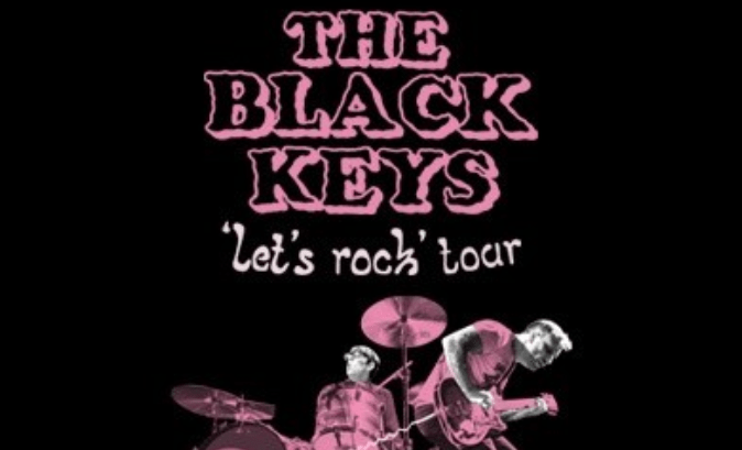 black keys let's rock tour graphic