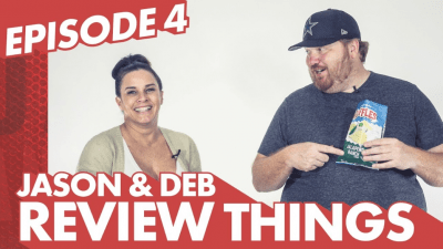 Jason and Deb review things episode 4 screen cap ruffles jalapeno chips.