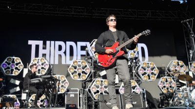 This is a photo of Stephen Jenkins performing at  Colossal Stage during Clusterfest at Civic Center Plaza