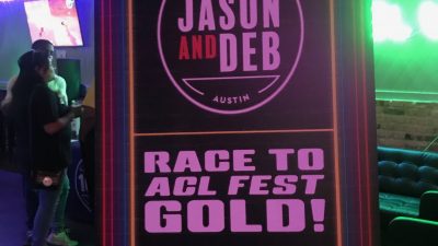 Race to ACL Gold Sign