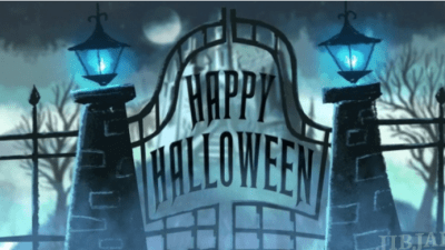 happy halloween gate