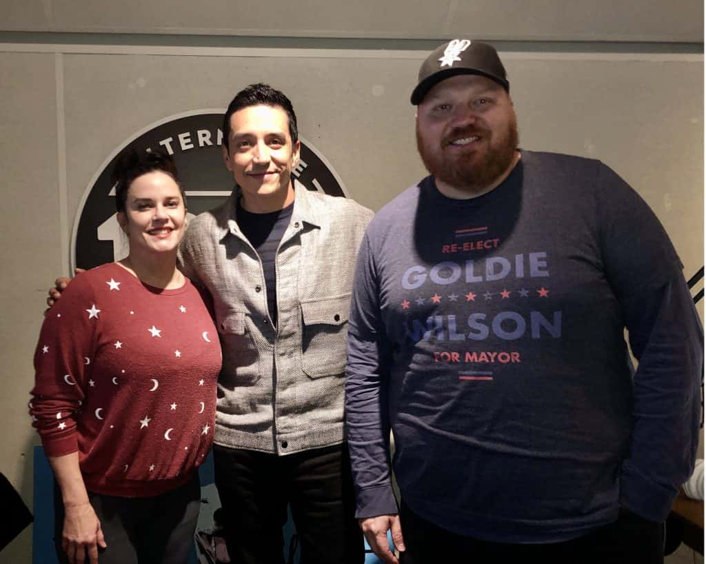 Jason, Deb and Gabriel Luna from Terminator: Dark Fate