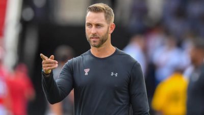 Kliff Kingsbury of the Arizona Cardinals.