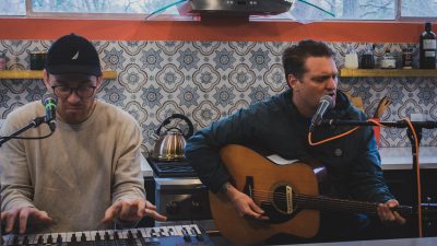 Cold War Kids in Deb's kitchen