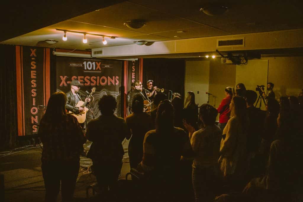 Crowd during 101X-Session with Saint Motel