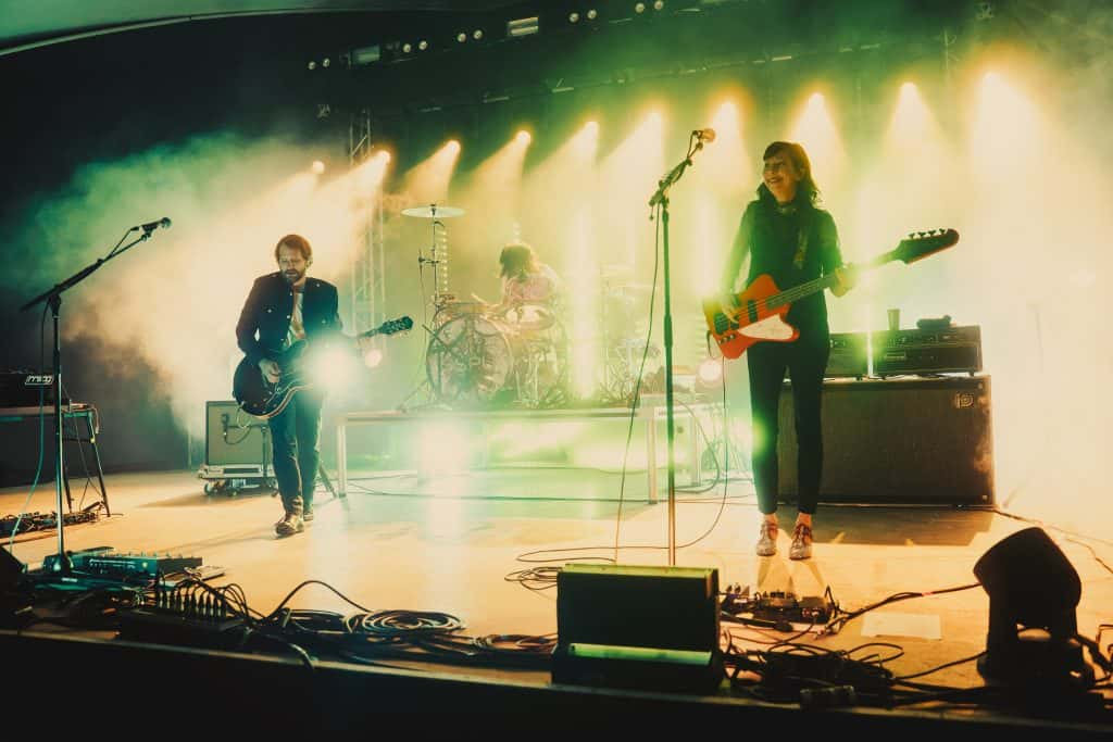 Silversun Pickups performing at Stubb's for the 101X Concert Series