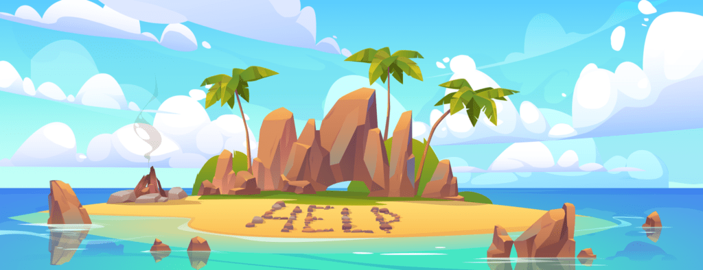 stranded island!