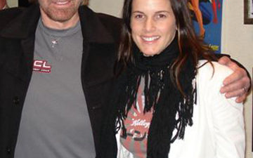 Deb with Chuck Norris