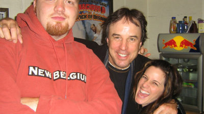 Jason and Deb with Kevin NEalon