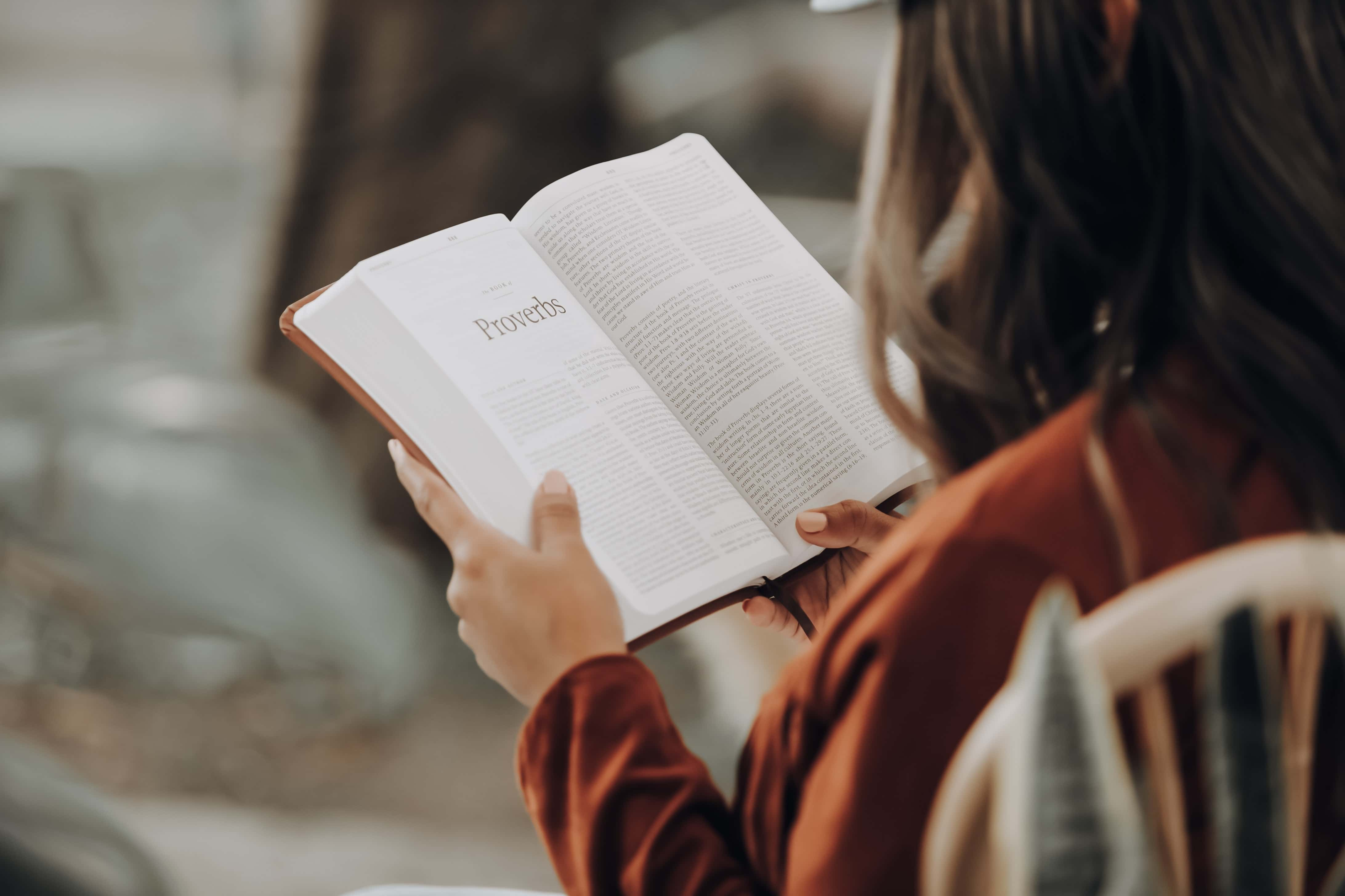 Girl reading a book 