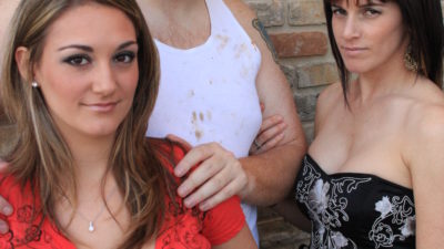 an old promo image of Jason, Deb and cassandra