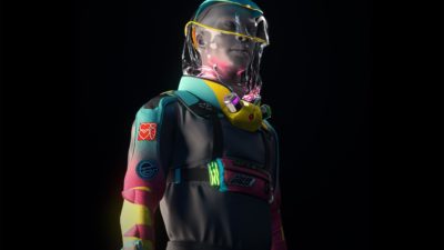 a design image of a protective suit to wear at concersts