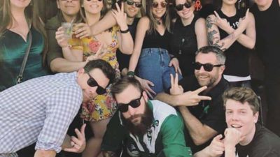 cj morgan and friends at the bar at shady grove restaurant