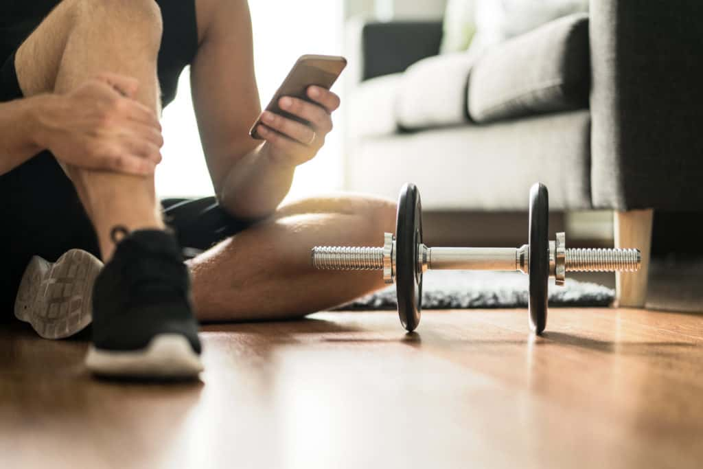 person working out 