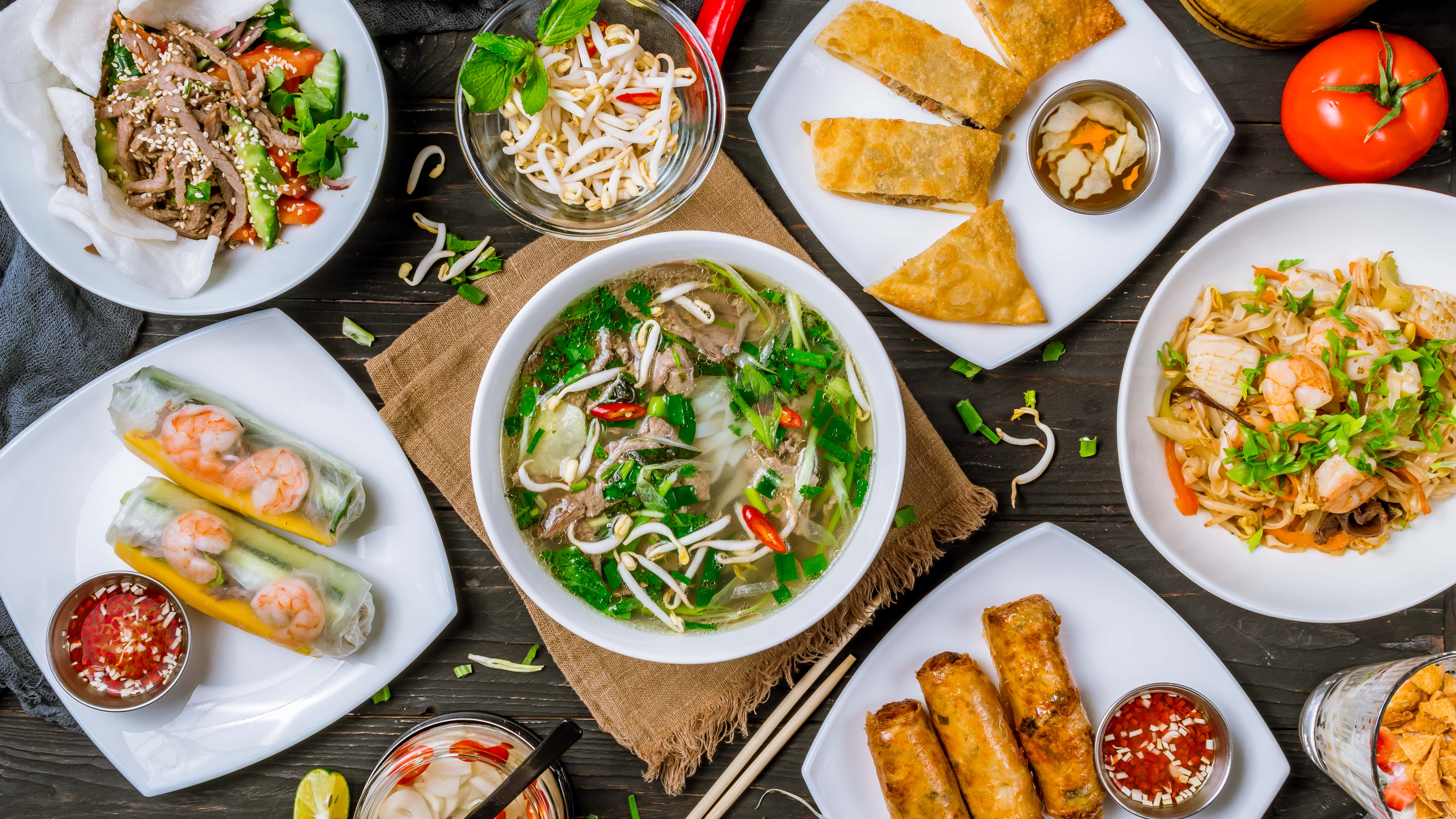 Asian and Vietnamese food