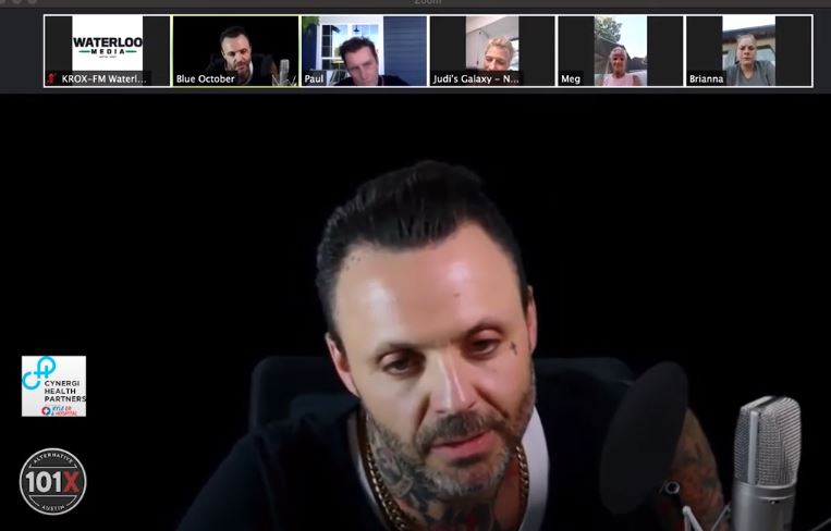 Blue October's Justin Furstenfeld: The Impact of His Blue Hair on Fans and the Music Industry - wide 2