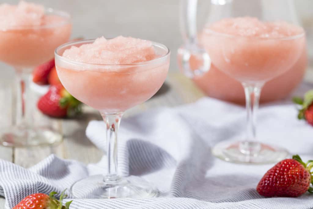 frozen rose beverage