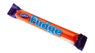 stock photo of a cadbury fudge bar
