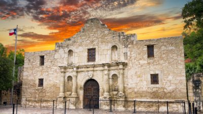 stock photo of the alamo