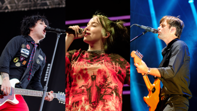 green day, billie eilish, death cab for cutie