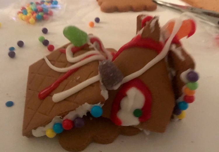 Jason's gingerbread house