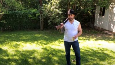 cj morgan with a gun