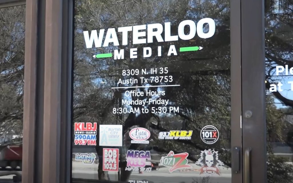 waterloo media sign