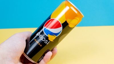 stock photo of a pepsi mango can