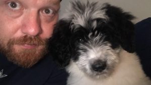 jason and his new dog bogey