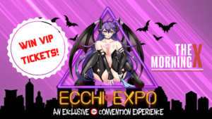 Ecchi expo logo win vip tickets through the morning x