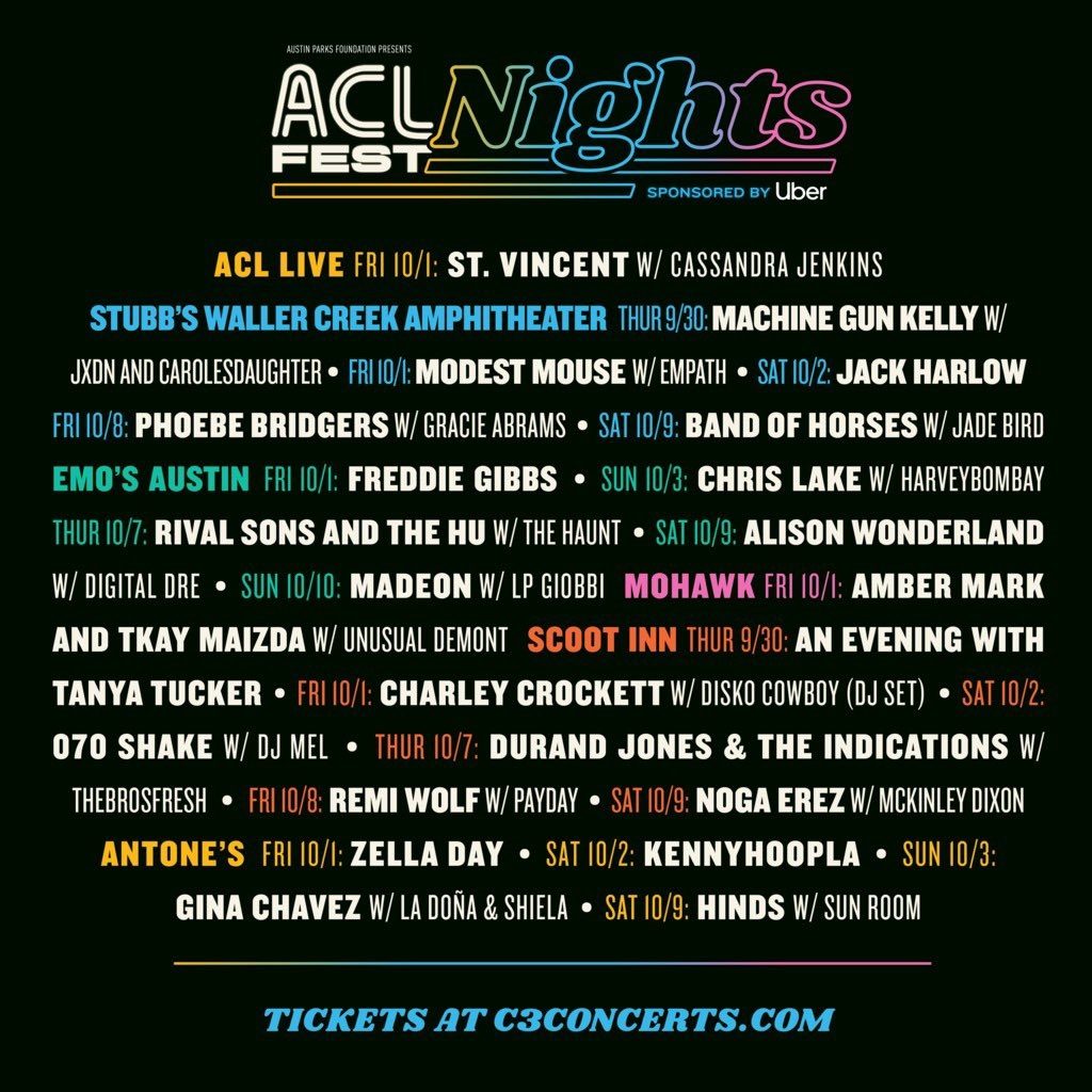 Win ACL Nights Tickets to Band of Horses at Bouldin Acres! KROX