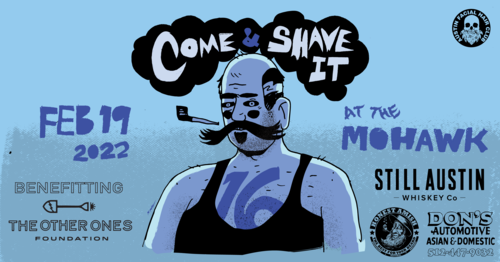 come and shave it poster