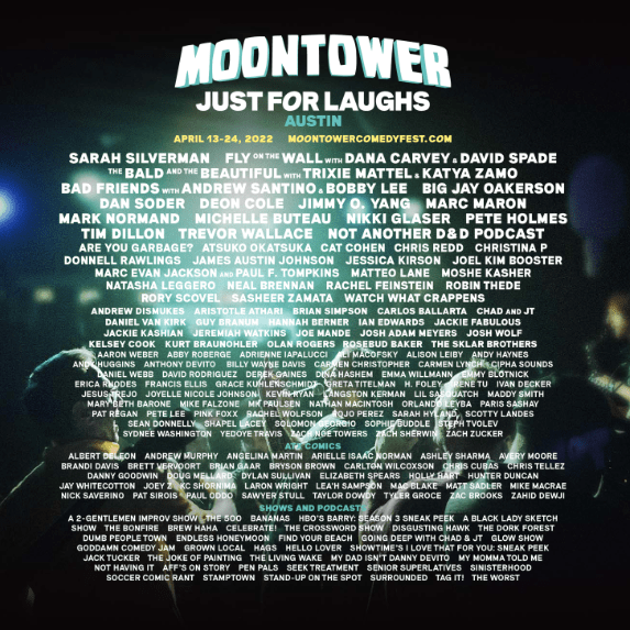 Moontower 2022 Line up 