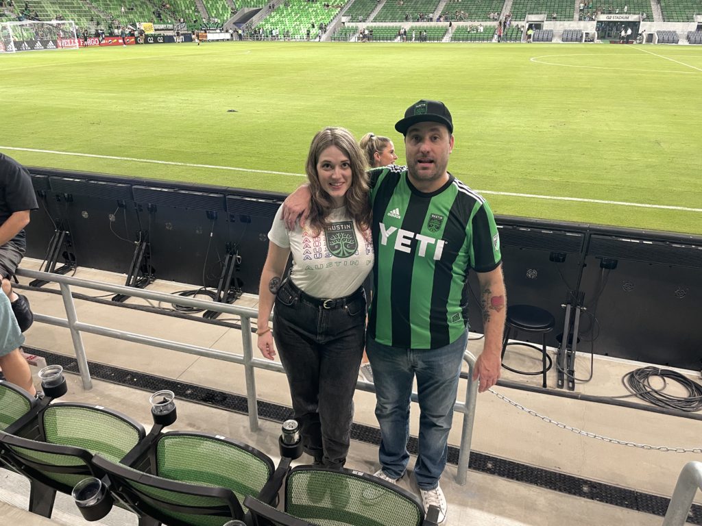 CJ Morgan Lisa Friedrich at Austin FC