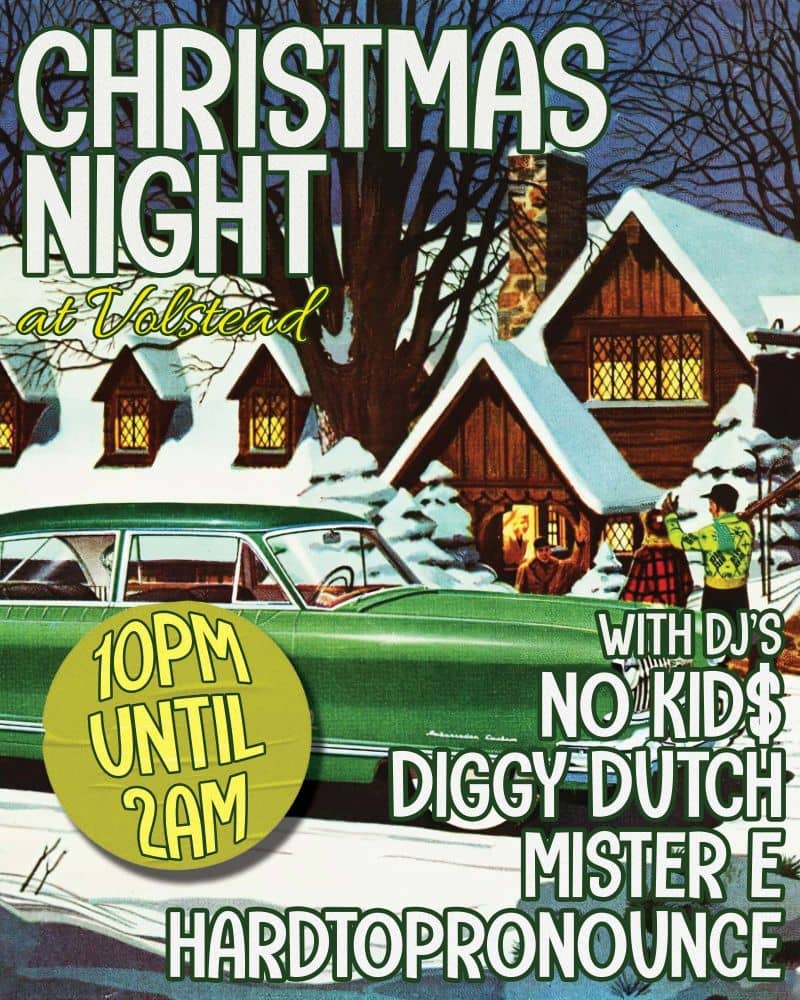 Christmas Night with no Kids flyer