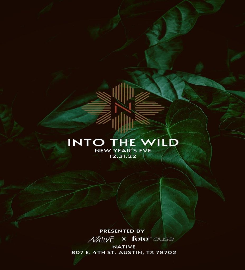 Into the Wild NYE flyer