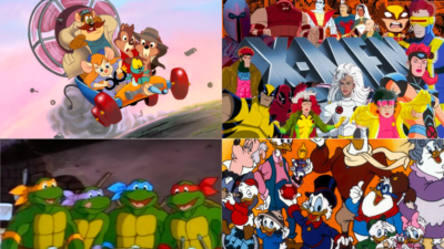 Ducktales, X-men, TMNT, and Rescue Rangers
